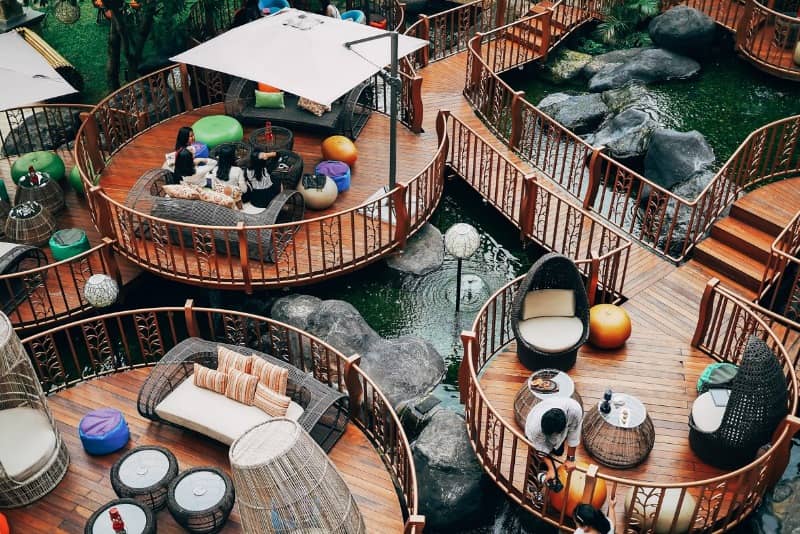  Nongkrong  Kekinian ala Jimbaran  Outdoor Lounge GoTravelly