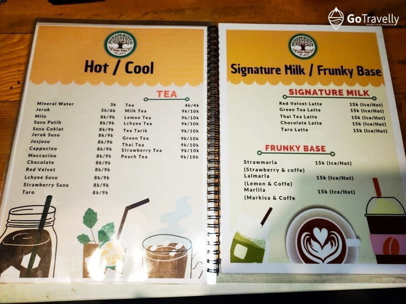 menu Chay Kopi