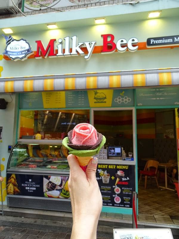 milky bee ice cream