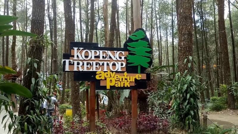 kopeng treetop adventure park