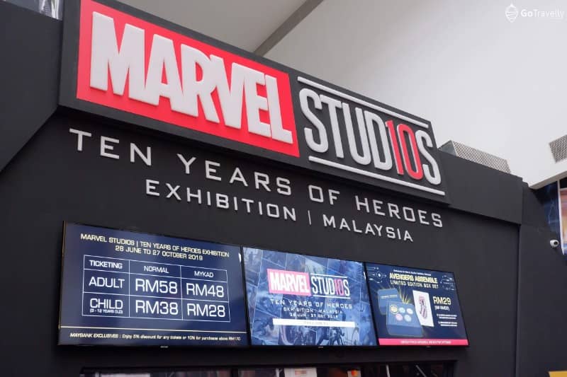 Harga tiket masuk Marvel exhibition