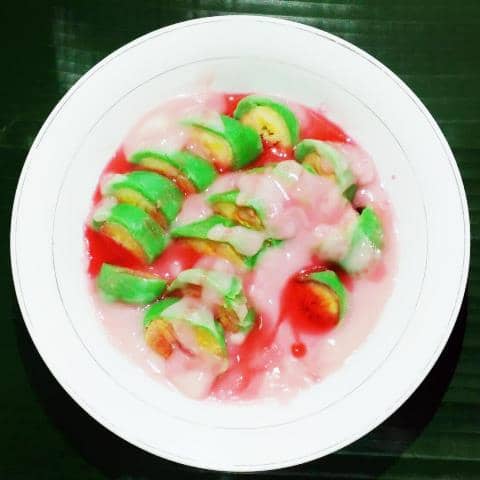 Es Pisang Ijo makassar