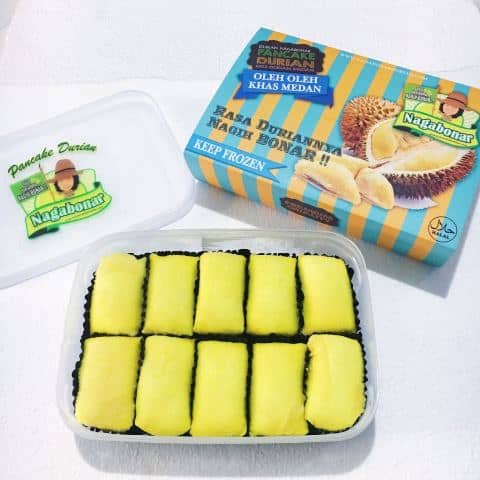 Pancake durian legit khas Medan