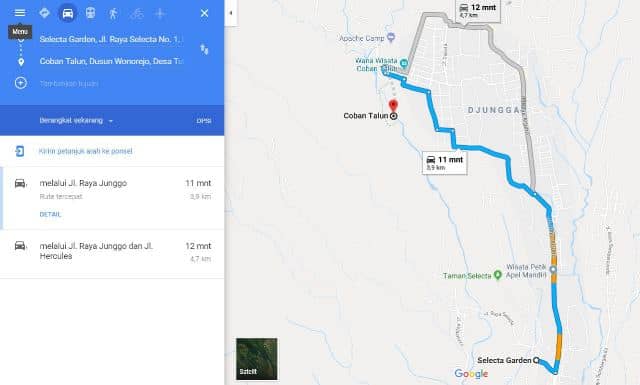 Rute Lokasi dan Harga Tiket Masuk Coban Talun Malang