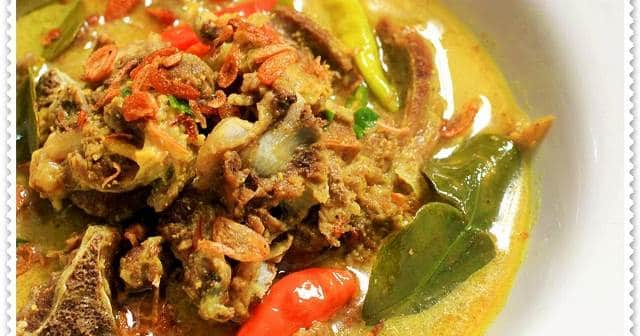 Menu daging kambing