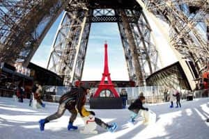 Eiffel Tower Ice Rink