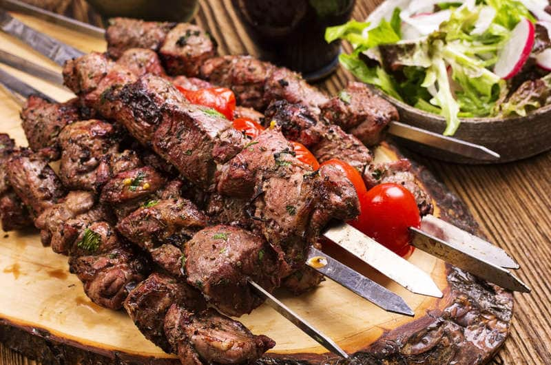 Lamb on skewer