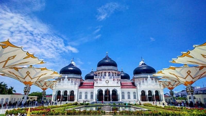 Masjid Raya Baiturrahman di NAD