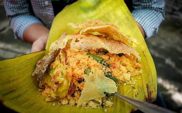 Nasi jagung sadudo khas Nganjuk