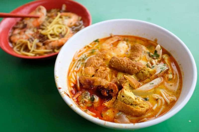 Wei Yi Laksa and Prawn Noodle