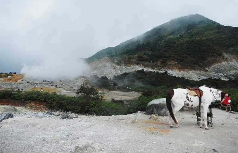 Keliling Kawah Sikidang dengan ATV