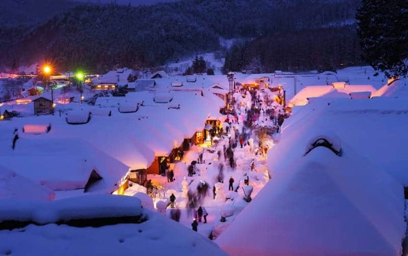  Ouchi-Juku Snow Festival 