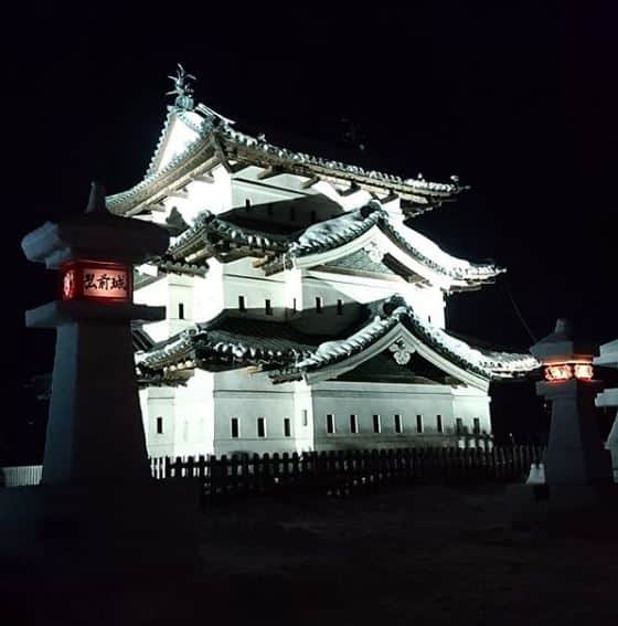  Hirosaki Castle Snow Lantern Festival 