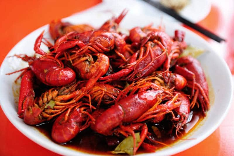 crayfish food