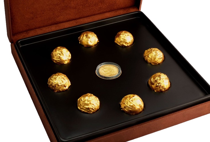 Delafee of Switzerland's Gold Chocolate