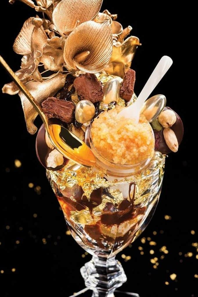 Golden Opulence Sundae