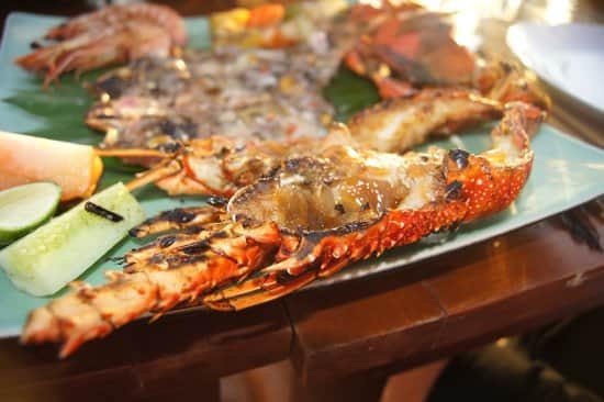 Seafood khas Bawang Merah Beachfront Restaurant