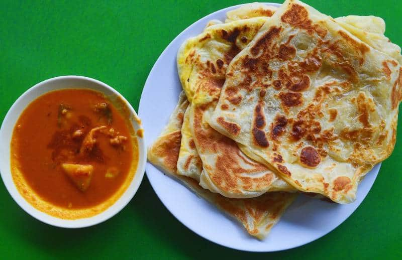 lan roti canai di Malaysia