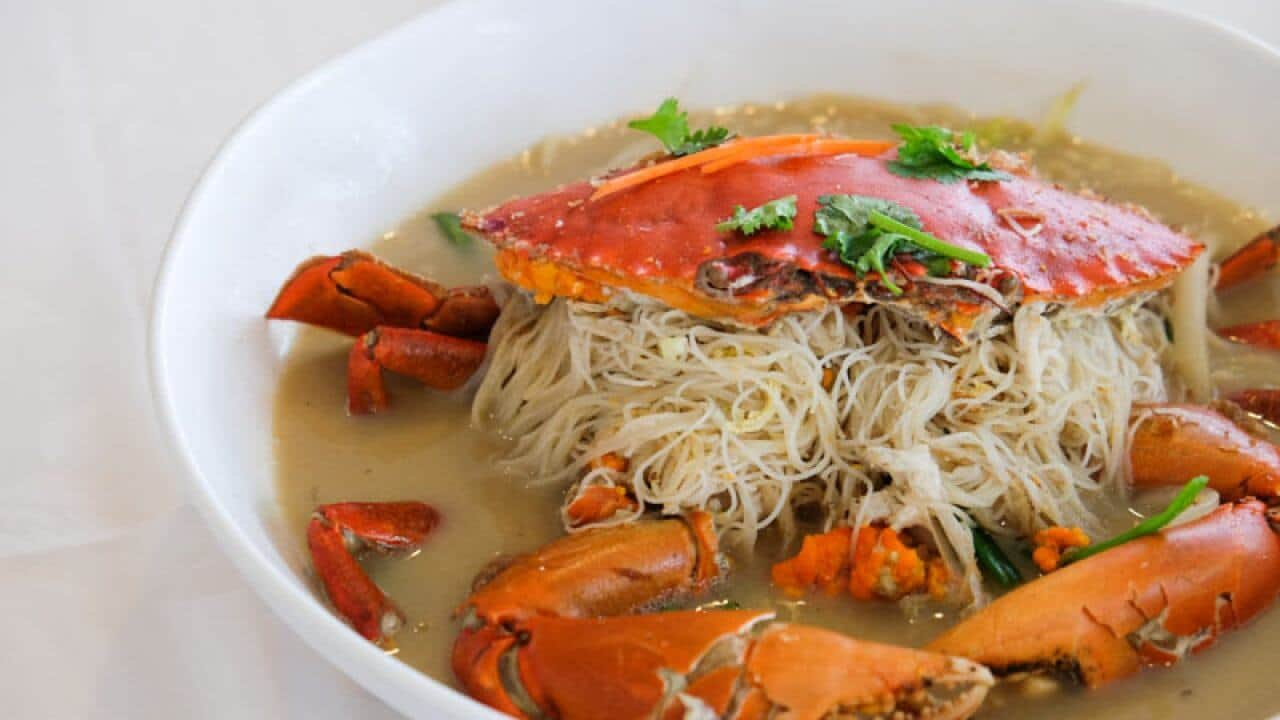 Crab Bee Hoon Soup