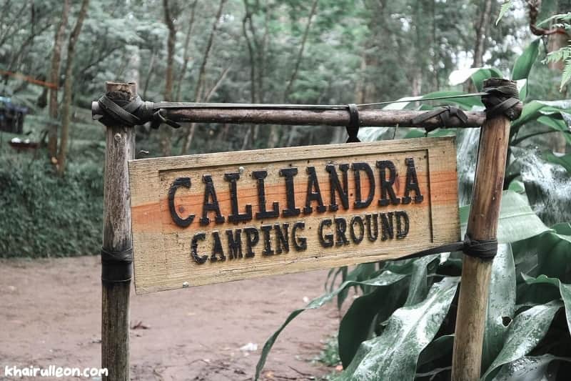 calliandra camping ground