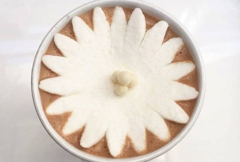 Blossoming Hot Chocolate