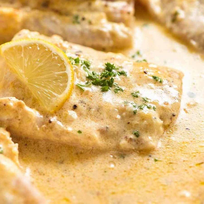 Citrus Baked Fish with Coconut Cream