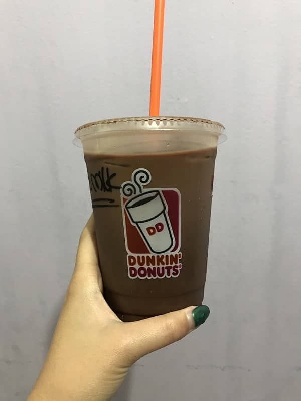 dunkin donuts minuman coklat