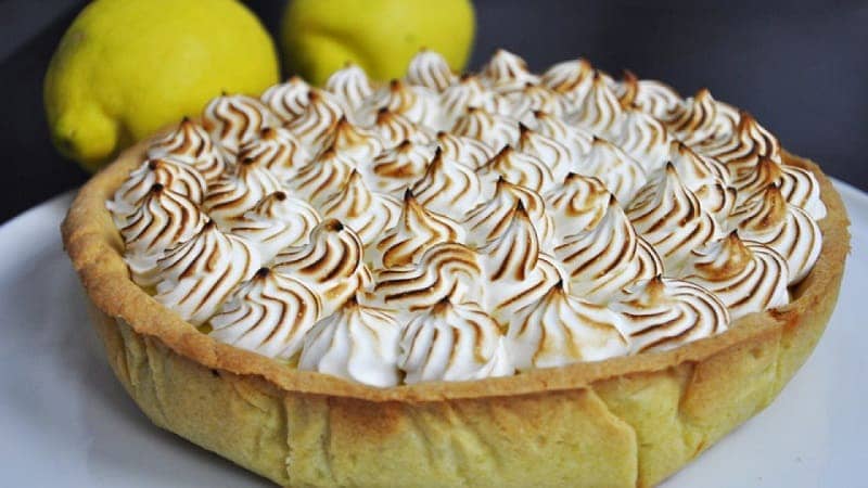 Tarte au Citron Meringue Perancis