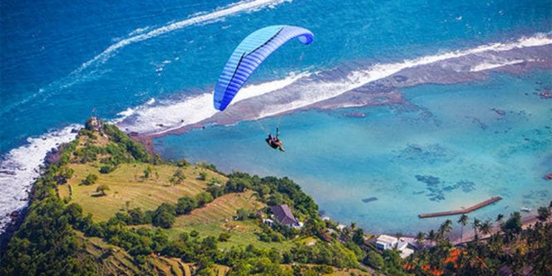 Paragliding di Timbis