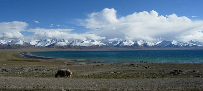 Danau Zhuo Yong di Tibet