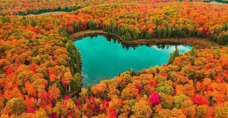 Heart Lake di Kanada