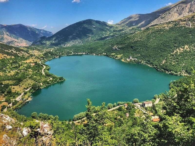 Lago di Scanno di Italia