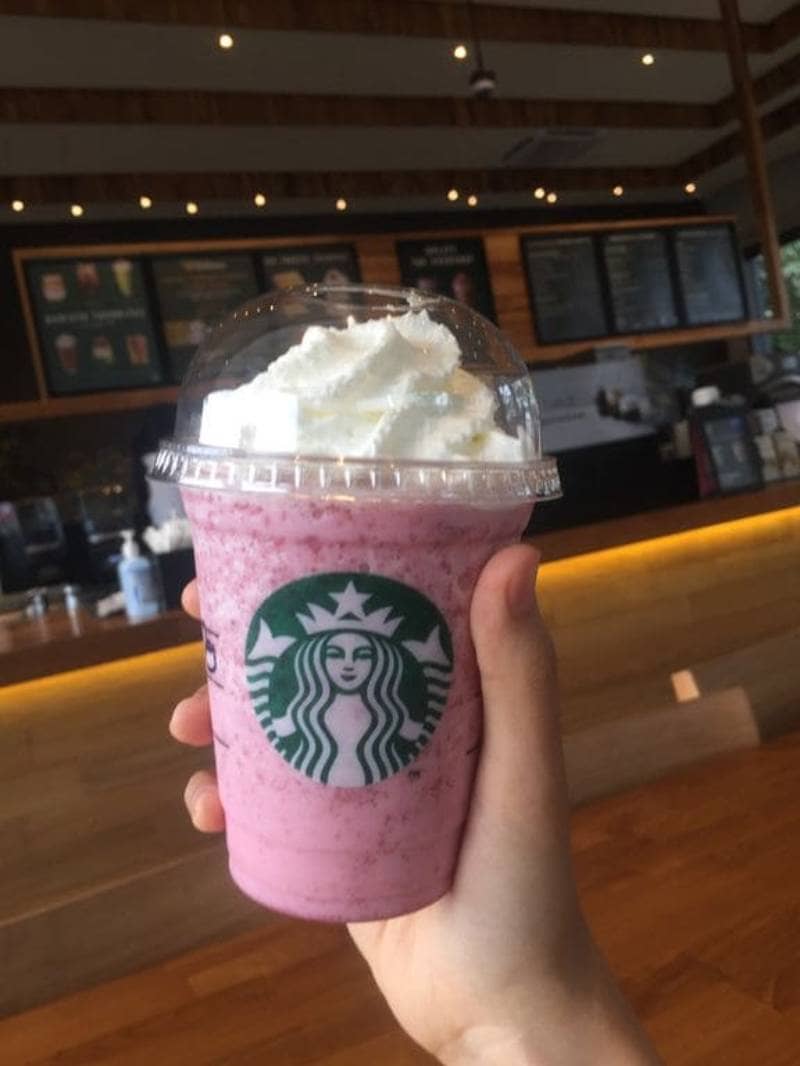 Salted Caramel Red Velvet Cream Frappuccino