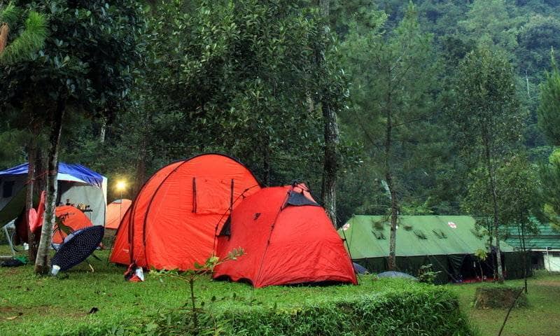 curug naga camping ground
