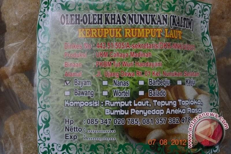 kerupuk rumput laut