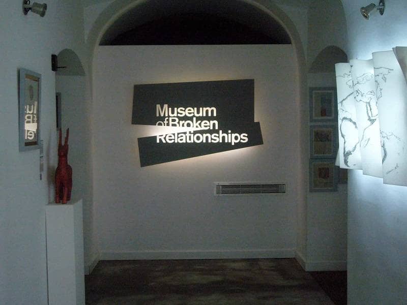 museum of broken relationship wisata di zagreb