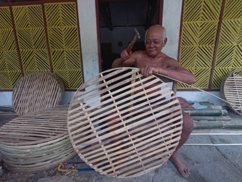kerajinan bambu mojokerto