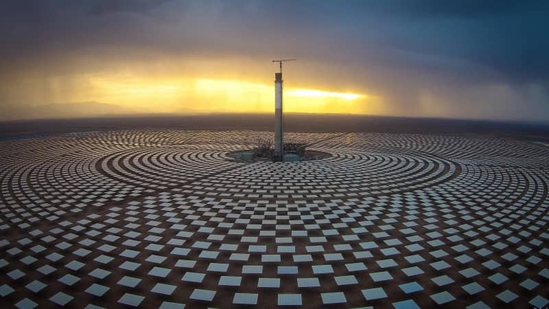 tenaga surya maroko