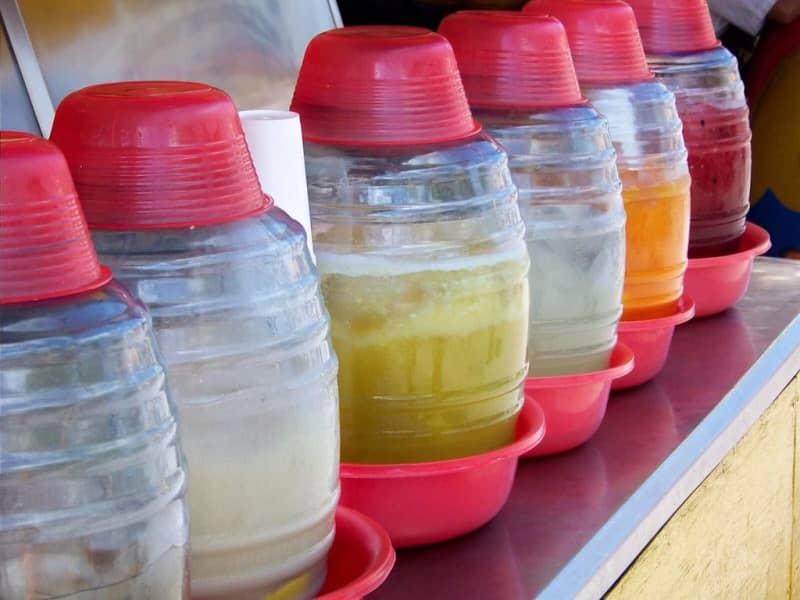 aguas frescas minuman dari meksiko