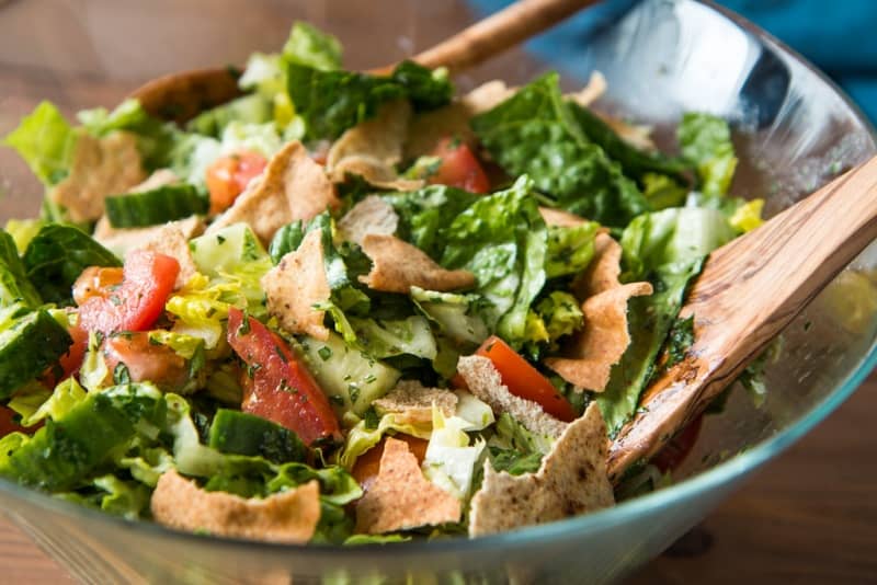 fattoush salad khas timut tengah