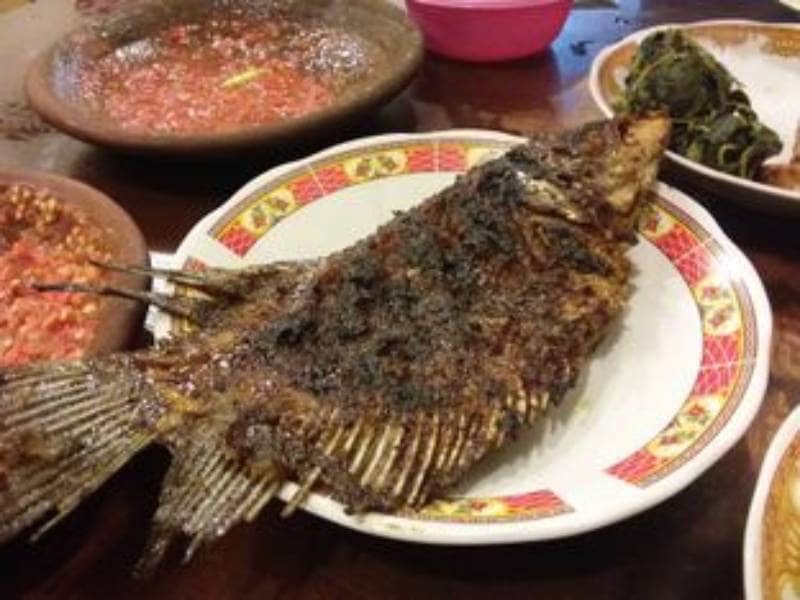 padin ikan goreng