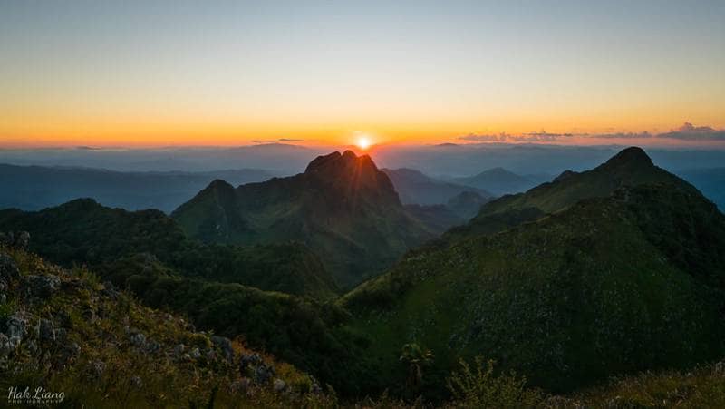 doi chiang dao gunung tertinggi di thailand