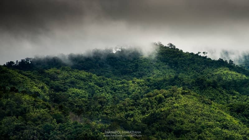 khao mokochu gunung tertinggi thailand